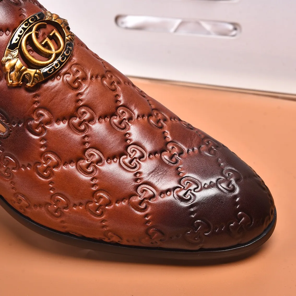 Men's shoes💰540📛📛Original (water-dyed cowhide) Gucci GUCCI official website formal shoes🌀 Italian🇮🇹imported cowhide➕top imported water-dyed cowhide lining💋Finely handmade original bottom, the real thing looks better when photographed in person Standard size 38-44